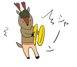 Horse in a swimsuit4 sticker #8615413