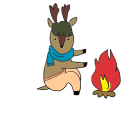 Horse in a swimsuit4 sticker #8615417