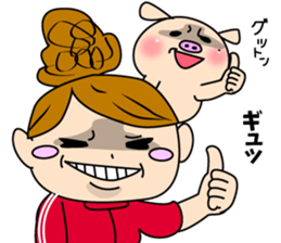 3 pigs 7 sticker #8615458