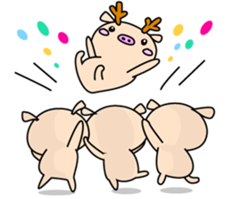 3 pigs 7 sticker #8615459