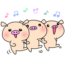 3 pigs 7 sticker #8615463