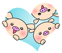 3 pigs 7 sticker #8615488
