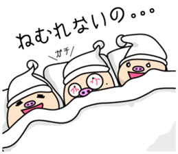 3 pigs 7 sticker #8615489