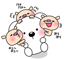 3 pigs 7 sticker #8615492