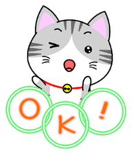 The kitty who knows how to reply Vol.1 sticker #8615549