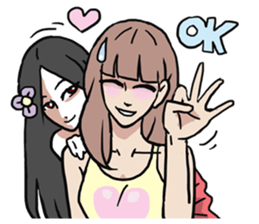 AsB - Comic Girls / My Day With My Dog sticker #8615660