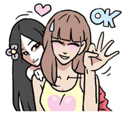 AsB - Comic Girls / My Day With My Dog sticker #8615660