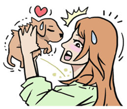 AsB - Comic Girls / My Day With My Dog sticker #8615669
