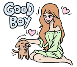 AsB - Comic Girls / My Day With My Dog sticker #8615672