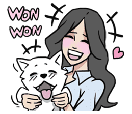 AsB - Comic Girls / My Day With My Dog sticker #8615677