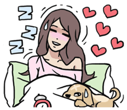 AsB - Comic Girls / My Day With My Dog sticker #8615696