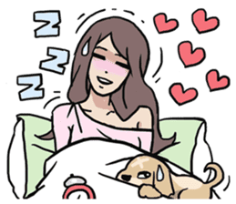 AsB - Comic Girls / My Day With My Dog sticker #8615696