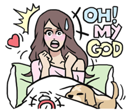 AsB - Comic Girls / My Day With My Dog sticker #8615697