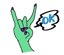 Strange creatures stickers sticker #8616031