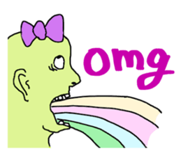 Strange creatures stickers sticker #8616043