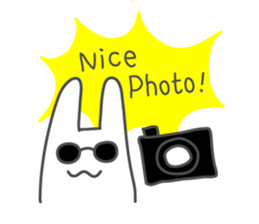 Honobono rabbits sticker #8616062