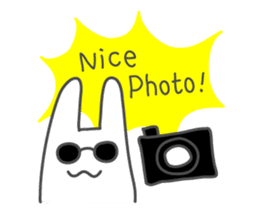 Honobono rabbits sticker #8616062