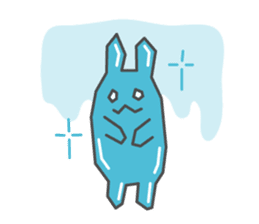 Honobono rabbits sticker #8616063