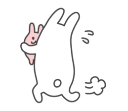 Honobono rabbits sticker #8616065
