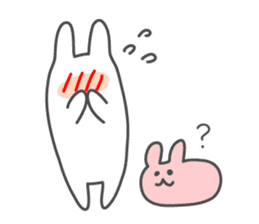 Honobono rabbits sticker #8616073