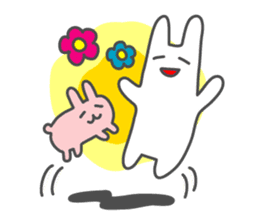 Honobono rabbits sticker #8616076