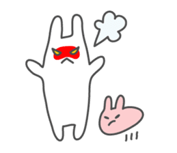 Honobono rabbits sticker #8616081