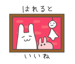 Honobono rabbits sticker #8616086