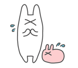 Honobono rabbits sticker #8616087
