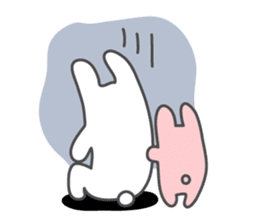 Honobono rabbits sticker #8616093