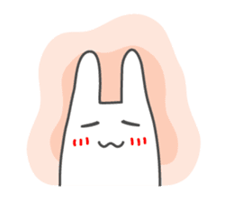 Honobono rabbits sticker #8616094