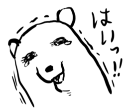 Yes bear sticker #8616182