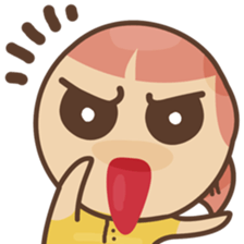 Drama girl sticker #8616274