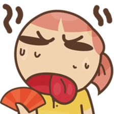 Drama girl sticker #8616277