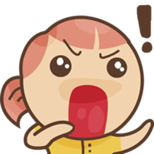 Drama girl sticker #8616294