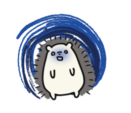 hedgehog gray sticker #8616305