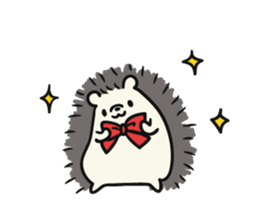 hedgehog gray sticker #8616313
