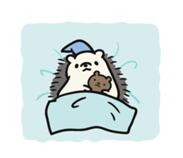 hedgehog gray sticker #8616322