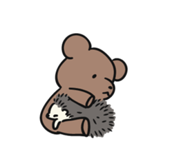 hedgehog gray sticker #8616324