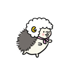 hedgehog gray sticker #8616333