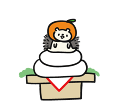 hedgehog gray sticker #8616335