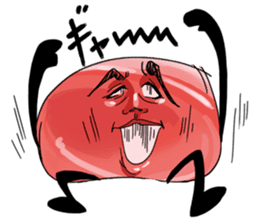 Meat Calvin sticker #8616356