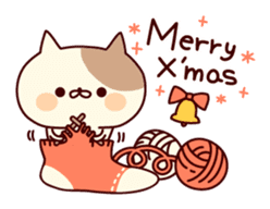 Tabby cat ( New Year & Winter) sticker #8616702