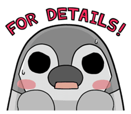 Pesoguin Stickers with Words_English sticker #8616842