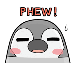 Pesoguin Stickers with Words_English sticker #8616843