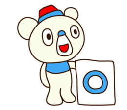 OK bear to use for business sticker #8617219