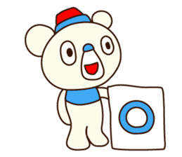 OK bear to use for business sticker #8617219