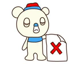 OK bear to use for business sticker #8617220