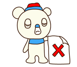 OK bear to use for business sticker #8617220