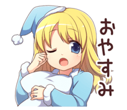 School daily conversation private Moe2 sticker #8617420