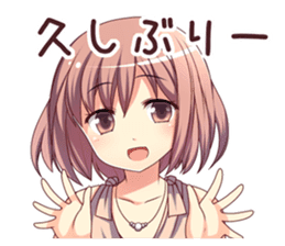 School daily conversation private Moe2 sticker #8617439